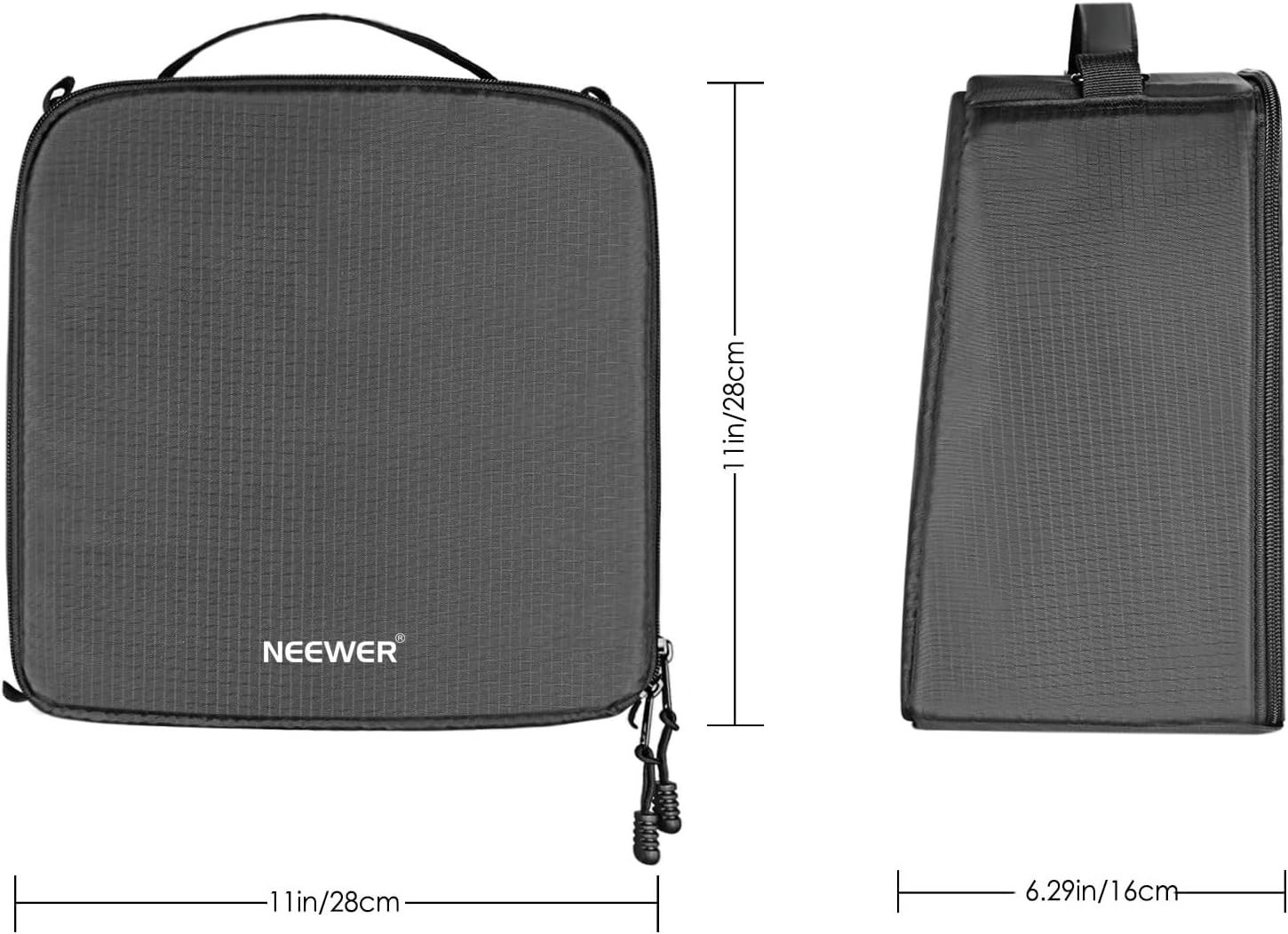 Detalle 2 de NEEWER inserto divisorio imbottito impermeabile antiurto per borsa fotocamera SLR/DSLR e mirrorless