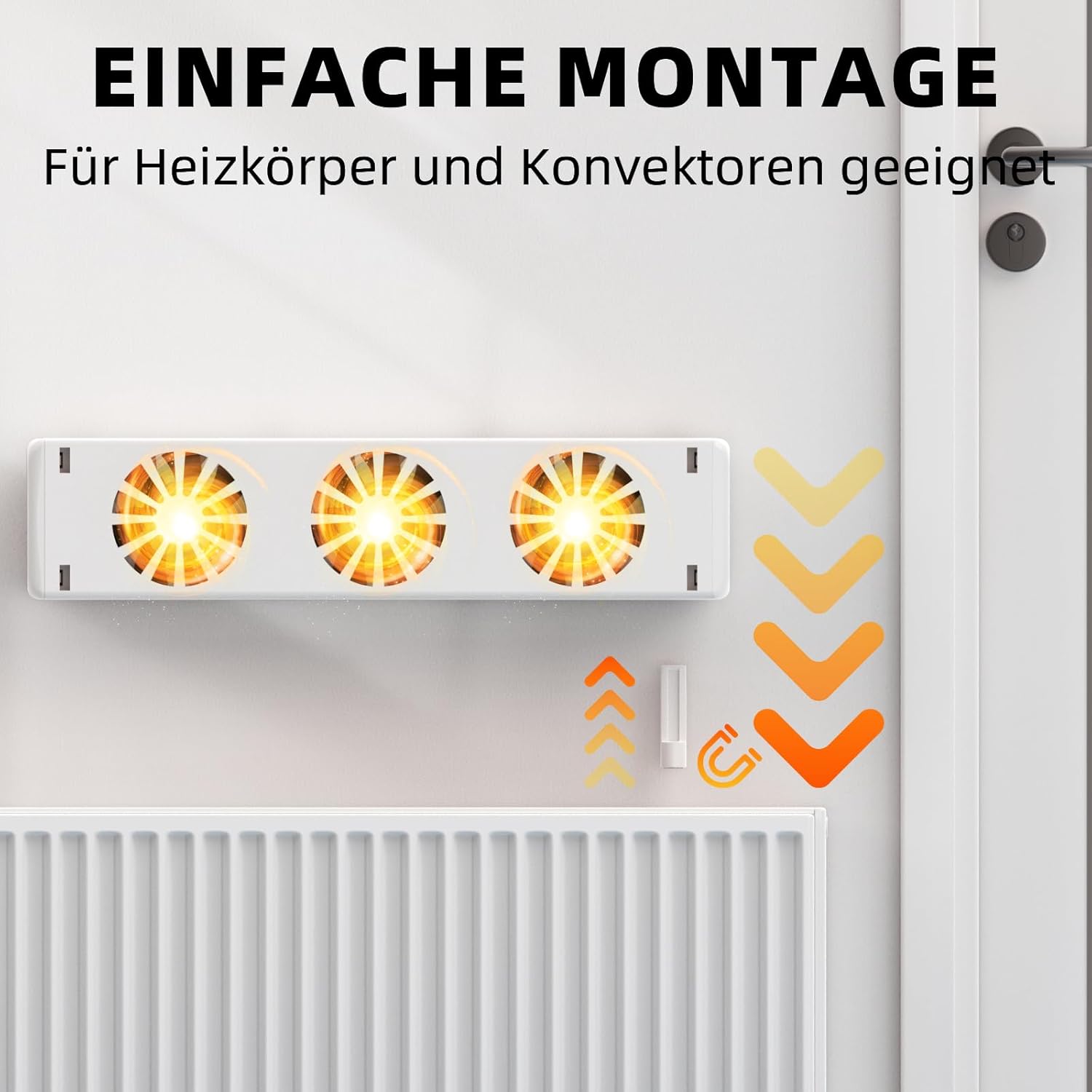 Thumbnail 5 de YEEFON Heizkörper Ventilator 3er Set 🏠