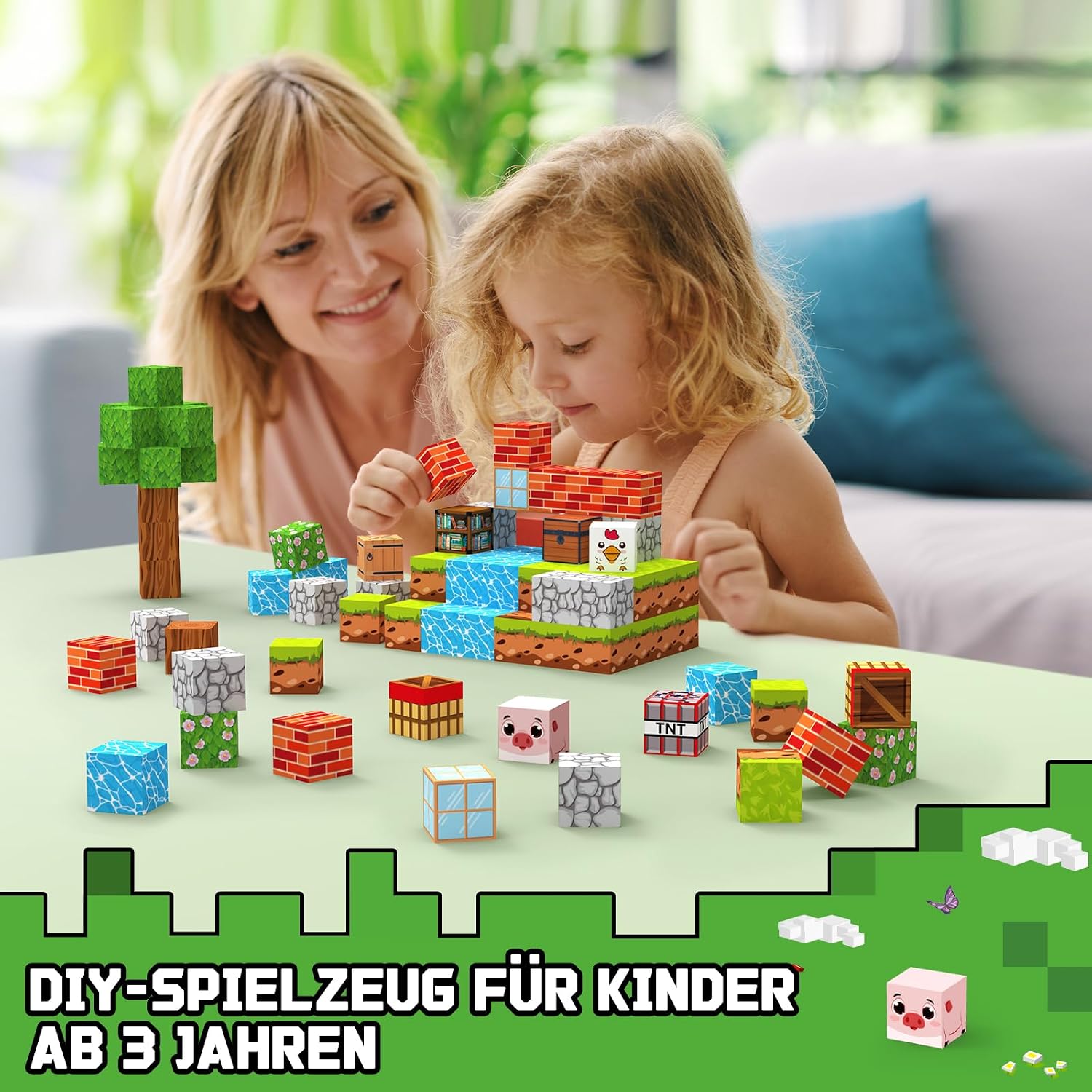 Thumbnail 6 de Charmofun Magnetische Bausteine 150 Stück