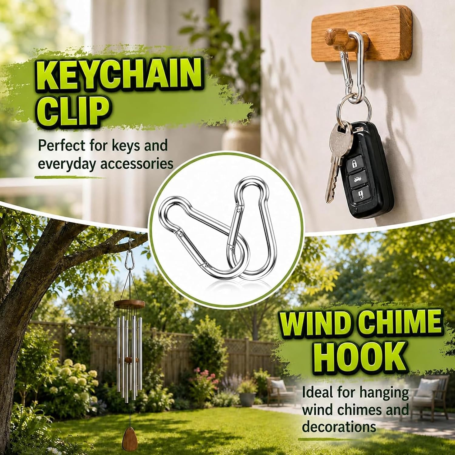 Detalle 1 de Carabiner Clips, 4-Inch