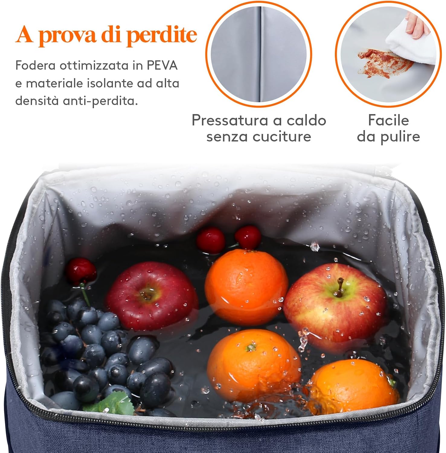 Detalle 2 de Lifewit Zaino Termico 24L Borsa Frigo Portatile