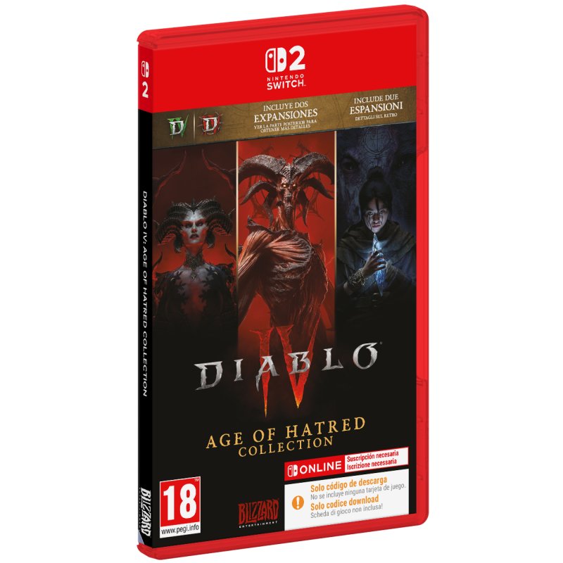 Detalle 2 de Activision-Blizzard Diablo IV: Age of Hatred Collection (CIAB) para Switch 2