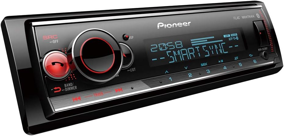 Thumbnail 4 de Pioneer MVH-S420BT 1-DIN Receiver with Bluetooth, USB, Spotify & Red/White Illumination