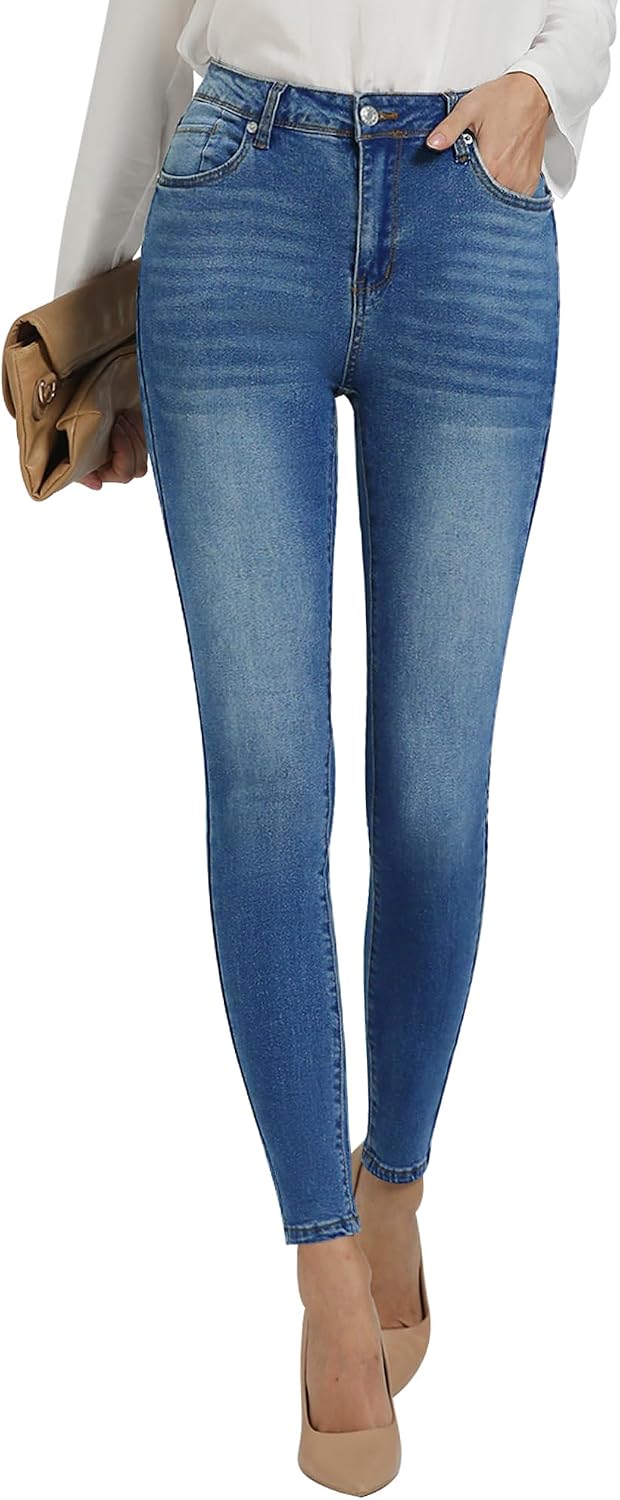 Detalle de GRAPENT Skinny Jeans High Waist Slimming 1️⃣