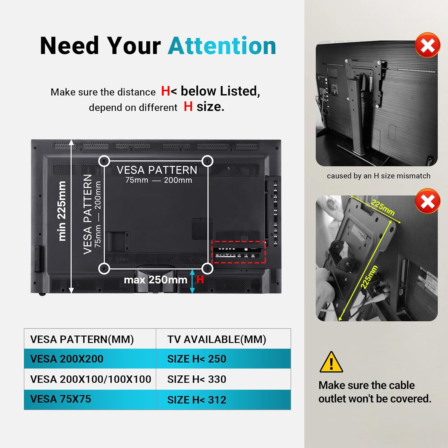 Thumbnail 6 de BONTEC Universal Swivel TV Stand 17–43in