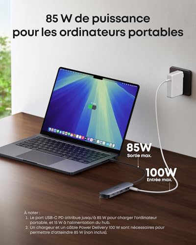Thumbnail 4 de Anker Hub USB C 7-en-1 : concentrateur HDMI 4K60 Hz et stations de travail nomades