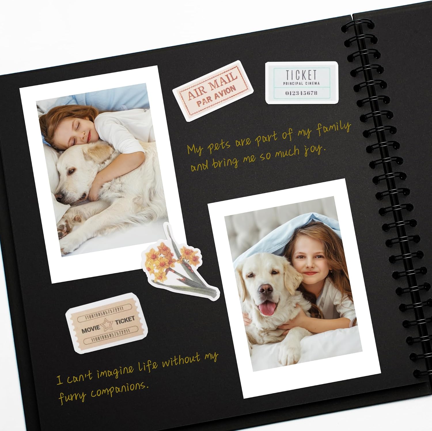 Thumbnail 5 de Remowith Fotoalbum Zum Selbstgestalten 18x18 cm – DIY Scrapbook mit 40 Seiten