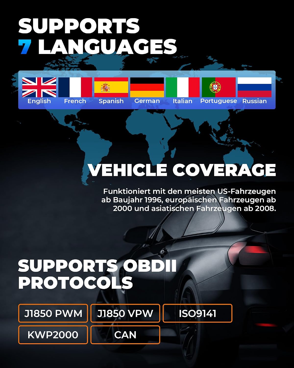 Thumbnail 3 de TOPDON AL400 OBD2 Scanner 2,4 Zoll