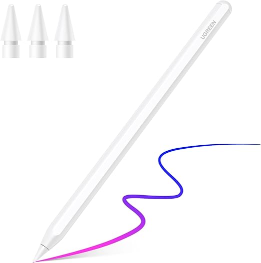Detalle de UGREEN Lápiz para iPad 2ª Gen ✏️ Carga Inalámbrica Magnética