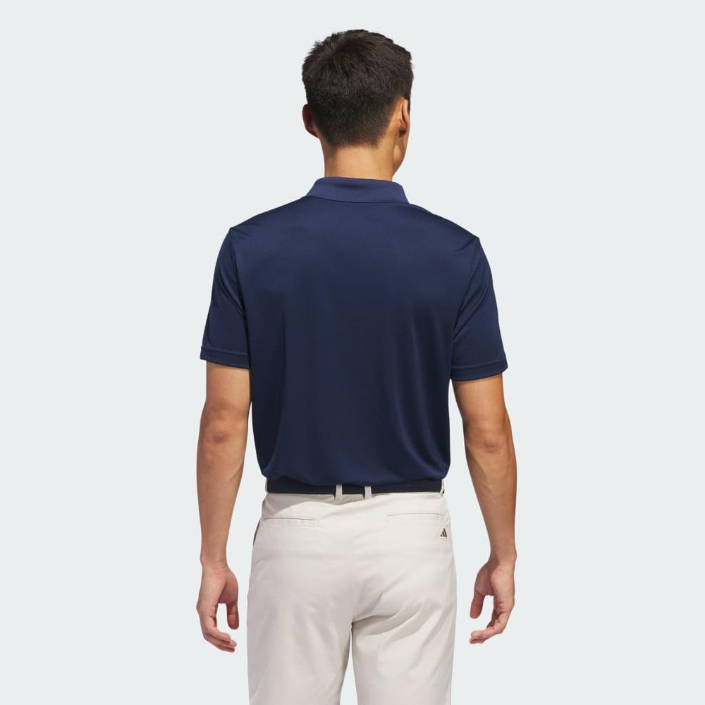 Detalle de adidas Men's Core Performance Primegreen Polo Shirt (Regular Fit, Three-Button)