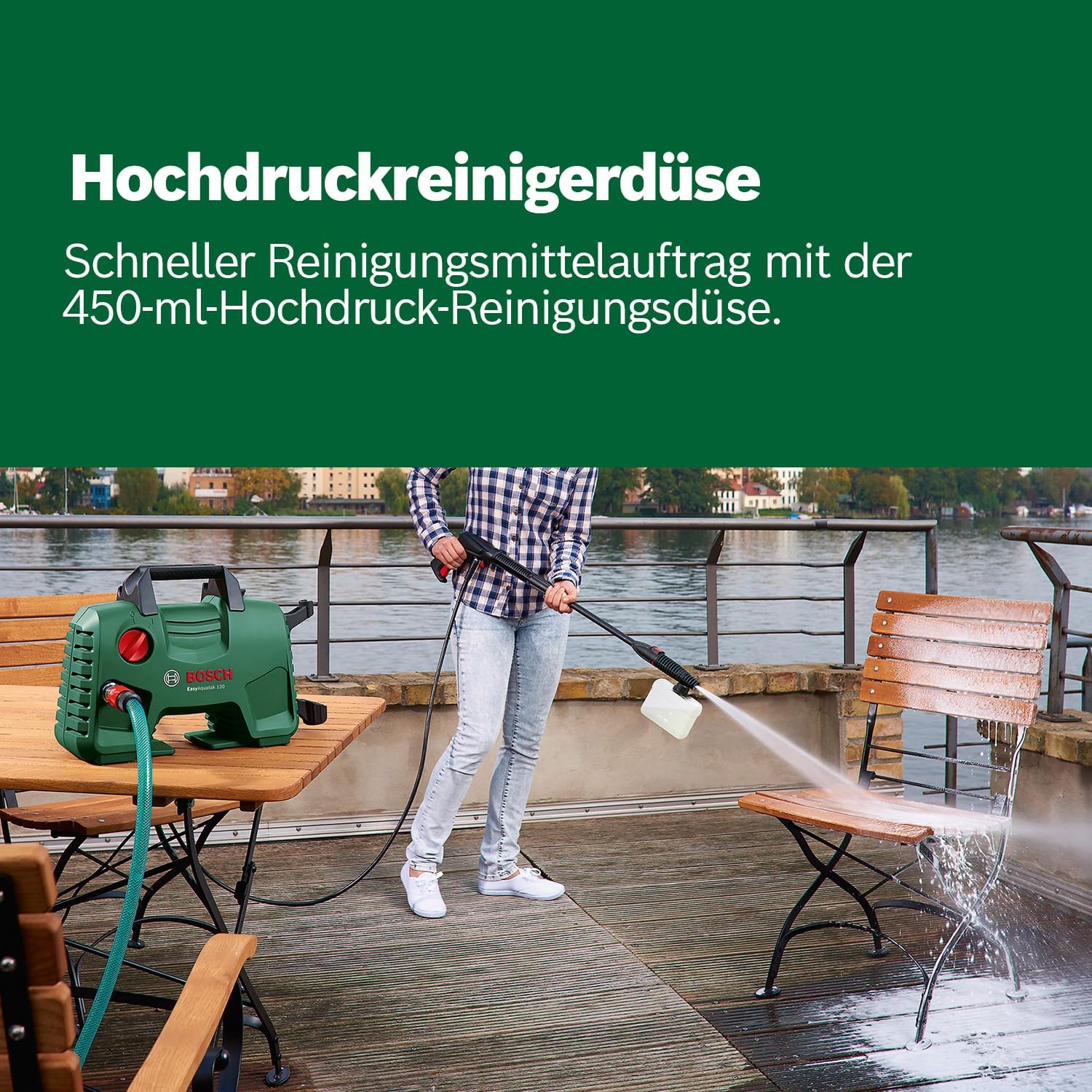 Thumbnail 4 de Bosch EasyAquatak 120 Hochdruckreiniger 1500 W