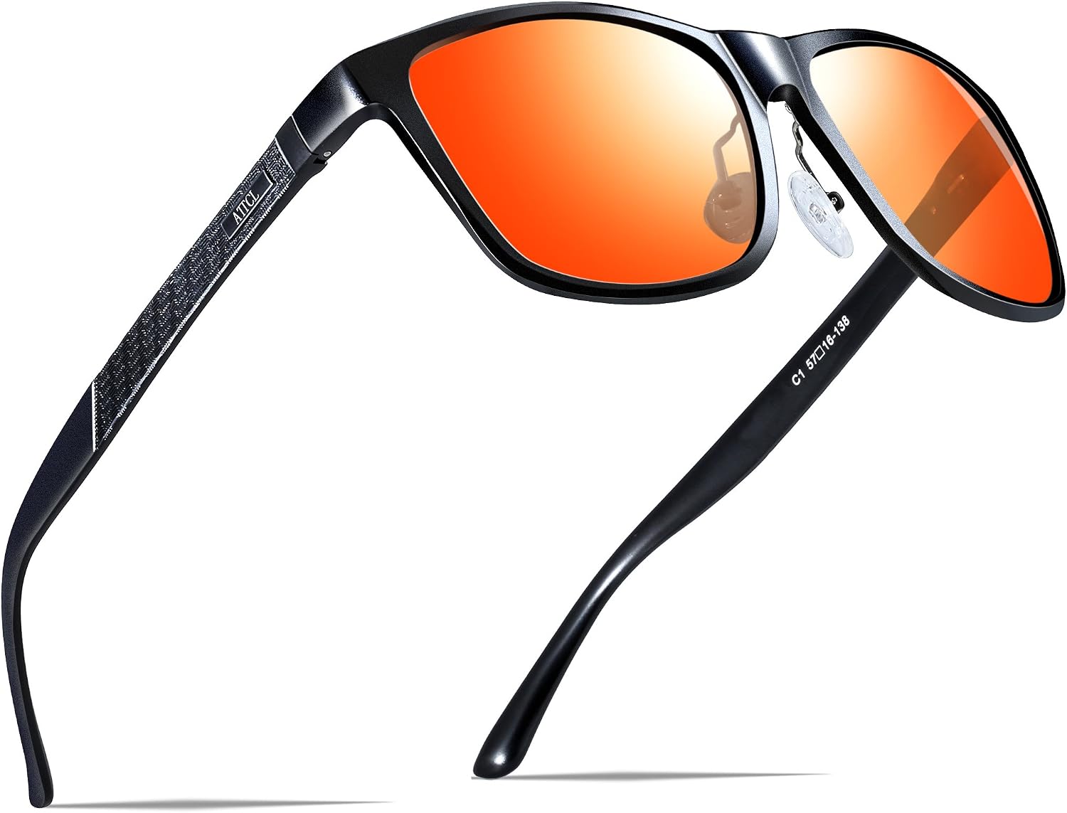 Thumbnail 6 de ATTCL Polarised Sunglasses for Men with UV400 Protection and HD TAC Lenses (Square Driving Shades)