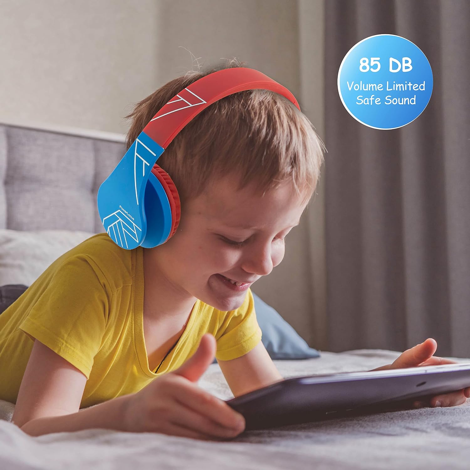 Detalle de PowerLocus Cuffie Bluetooth per Bambini 85 dB