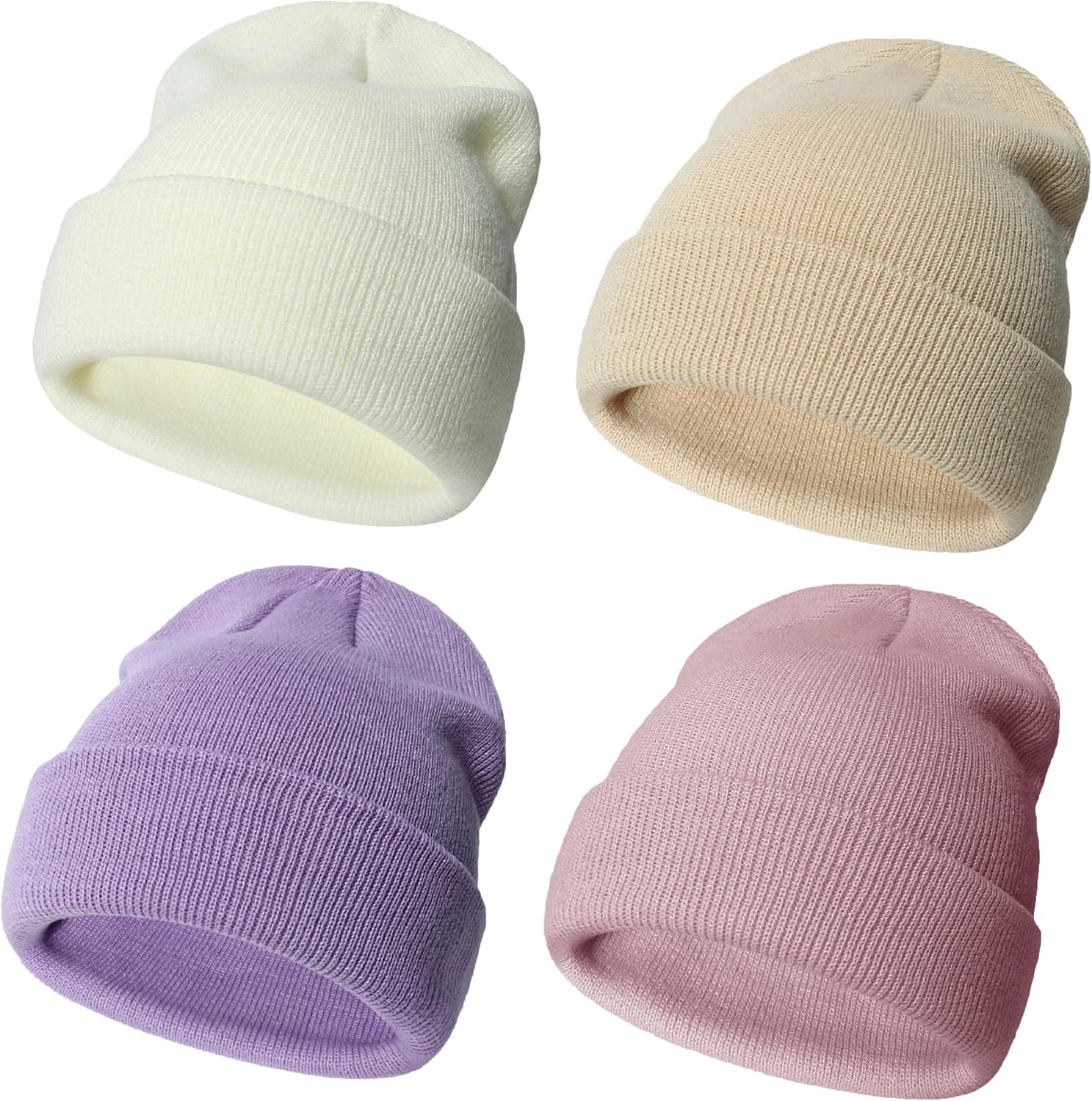 Detalle de Baby beanie hat for winter, knit warmth 1-6