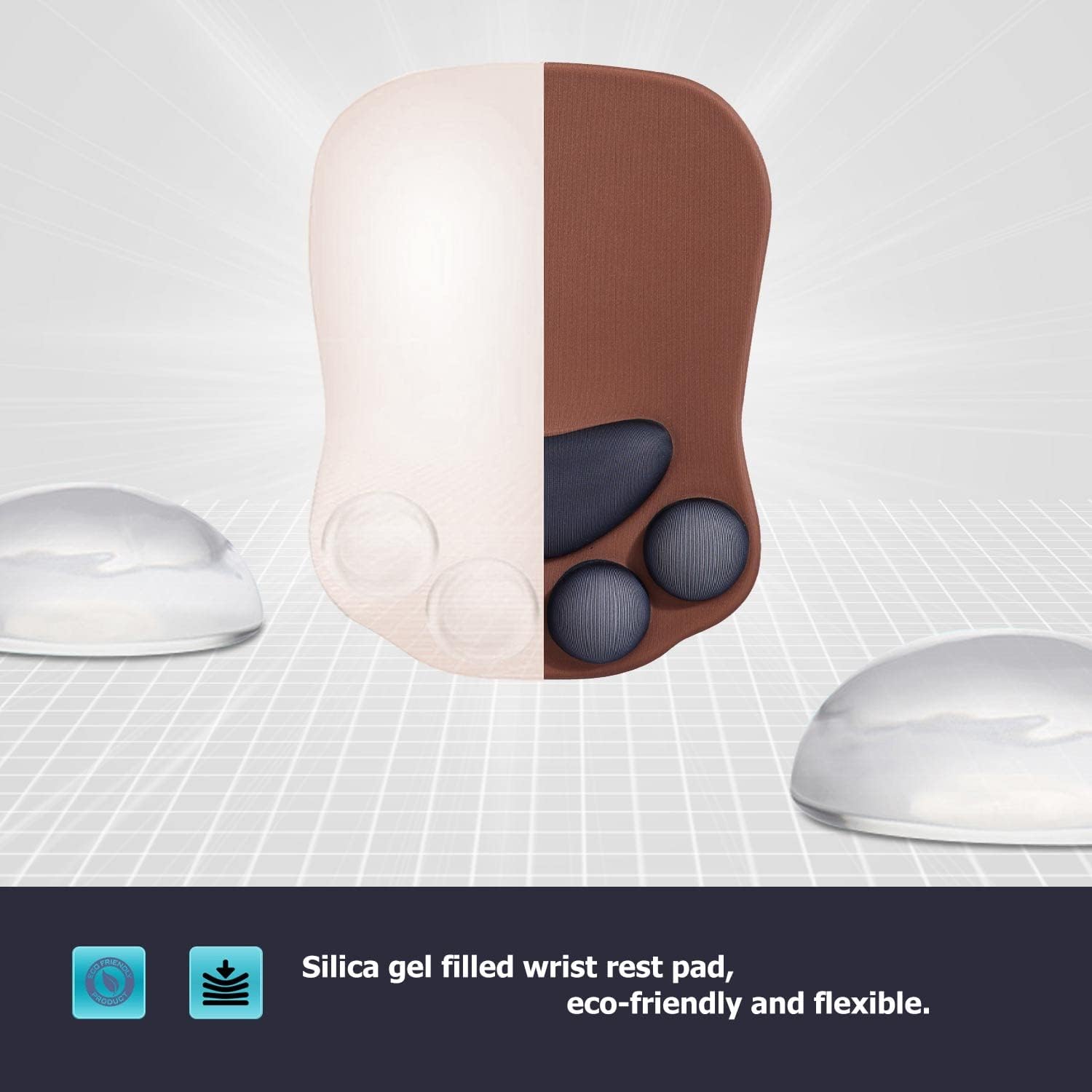 Detalle 1 de DOBAOJIA Cat Paw Mouse Pad 27 x 20cm