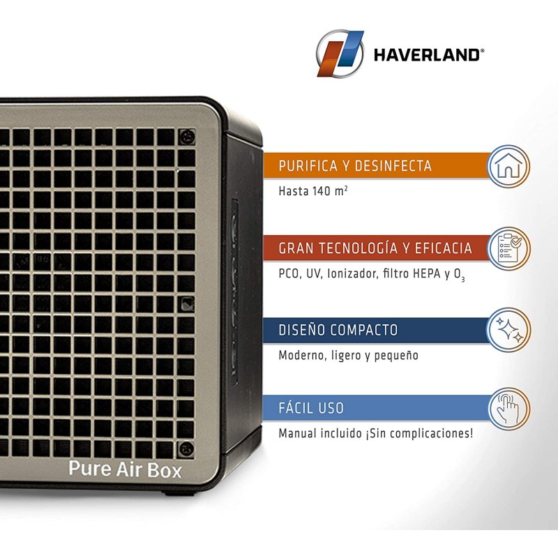 Thumbnail 2 de Haverland Pureairbox Purificador de Aire PCO Negro