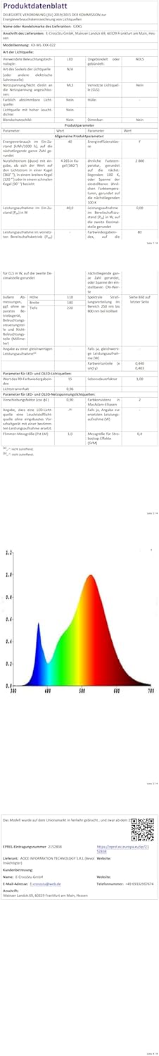 Thumbnail 7 de GXXG Juego de 3 apliques LED 40W IP65 🌟 Cálido Exterior/Interior