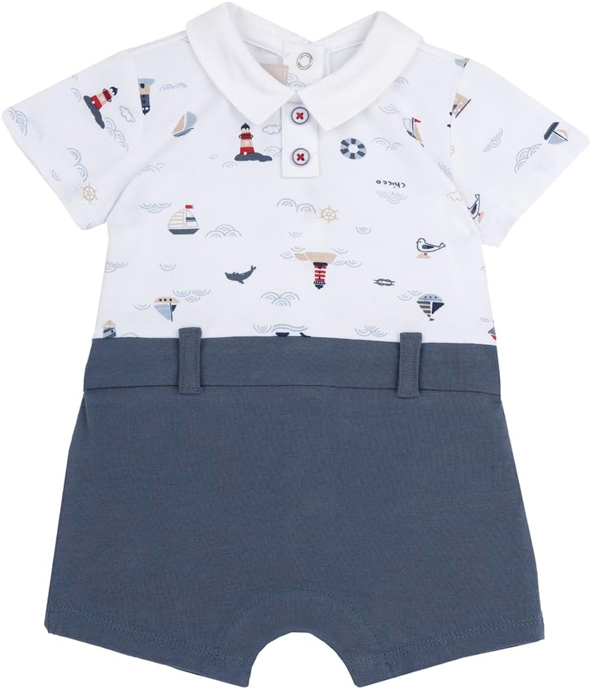 Detalle 2 de Chicco barboteuse coton bébé, nœud doré