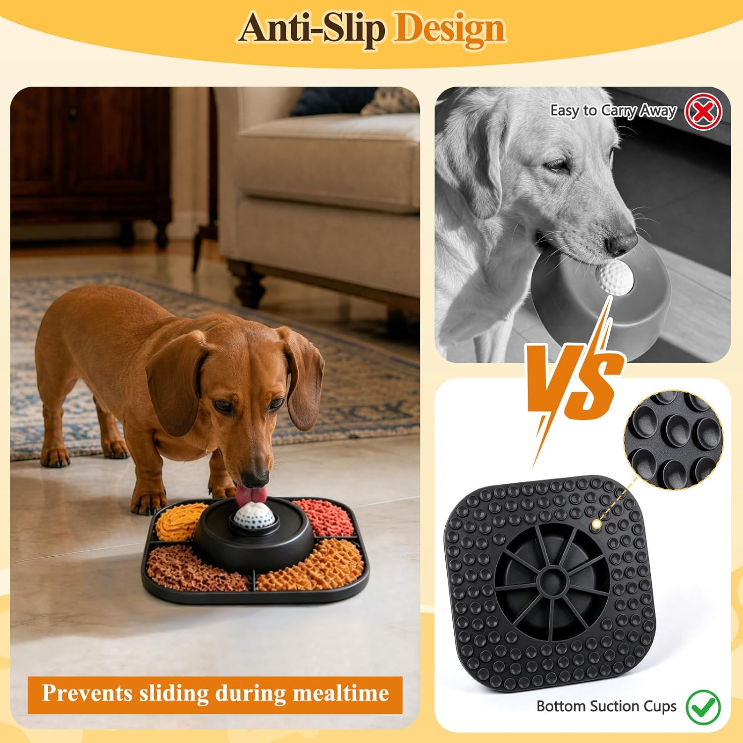 Detalle 2 de Huttoi Slow Feeder Dog Bowl Small