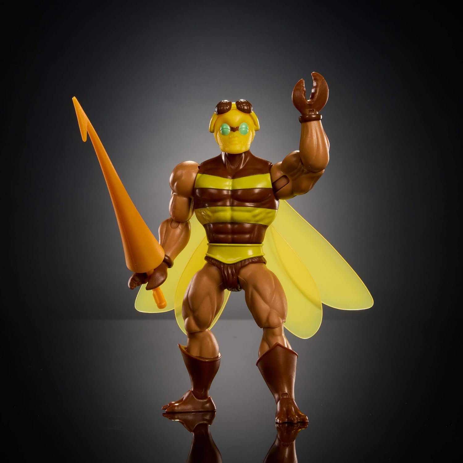 Detalle 2 de Masters of the Universe Origins Buzz-Off Figura de Acción 🐝 14cm JBM88