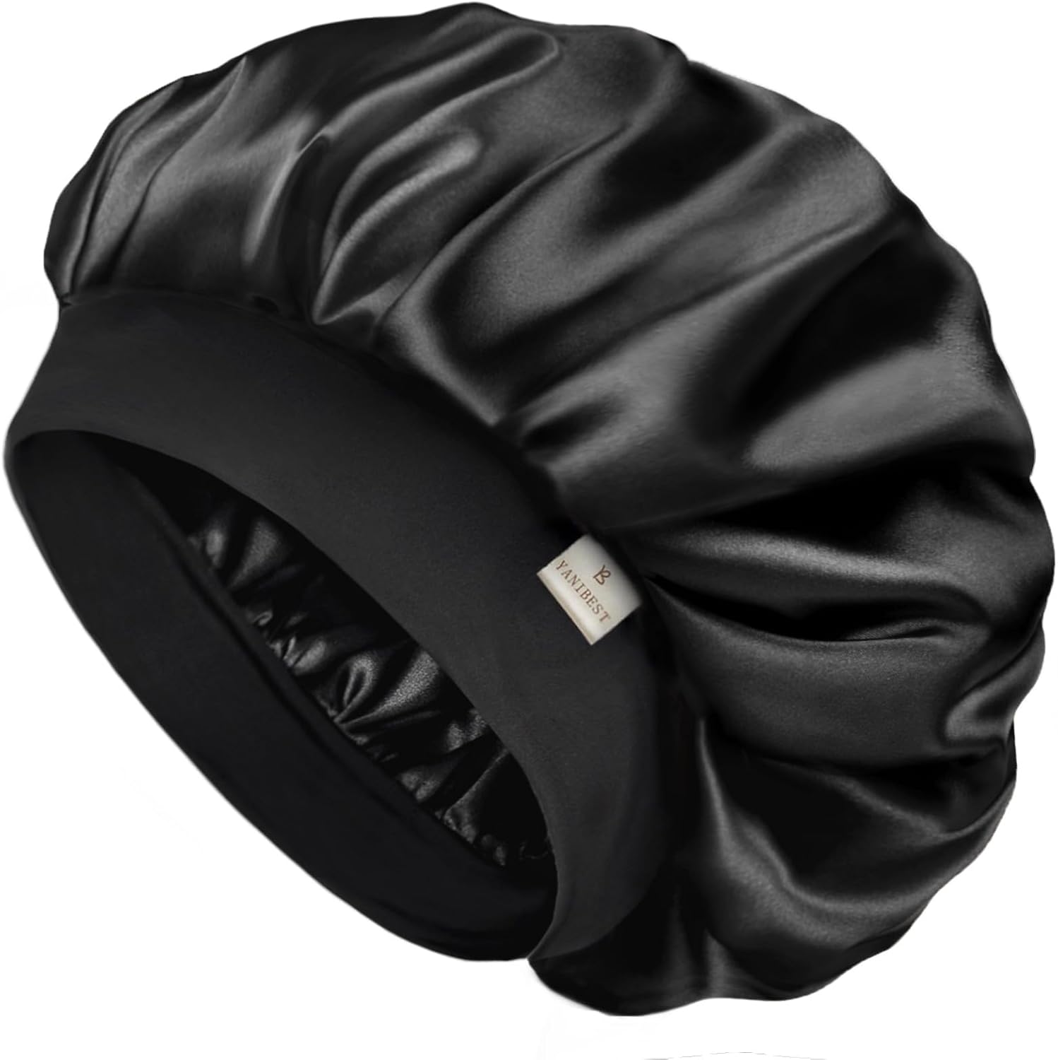YANIBEST Silk Bonnet Double Layer Sleep Cap