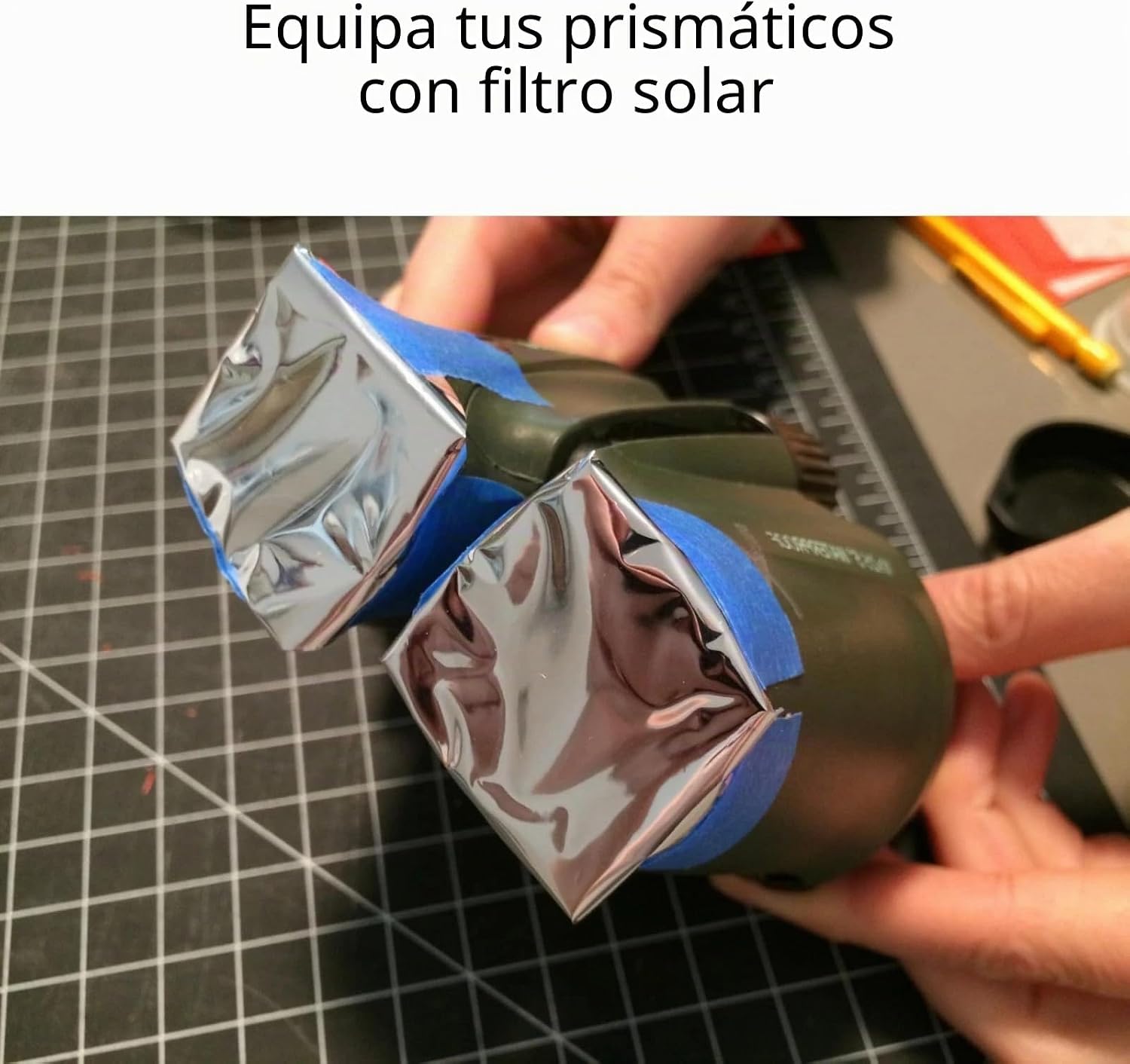 Thumbnail 2 de Absolute Eclipse Filtro Solar DIY 150 x 150 mm para telescopio, prismáticos y cámara