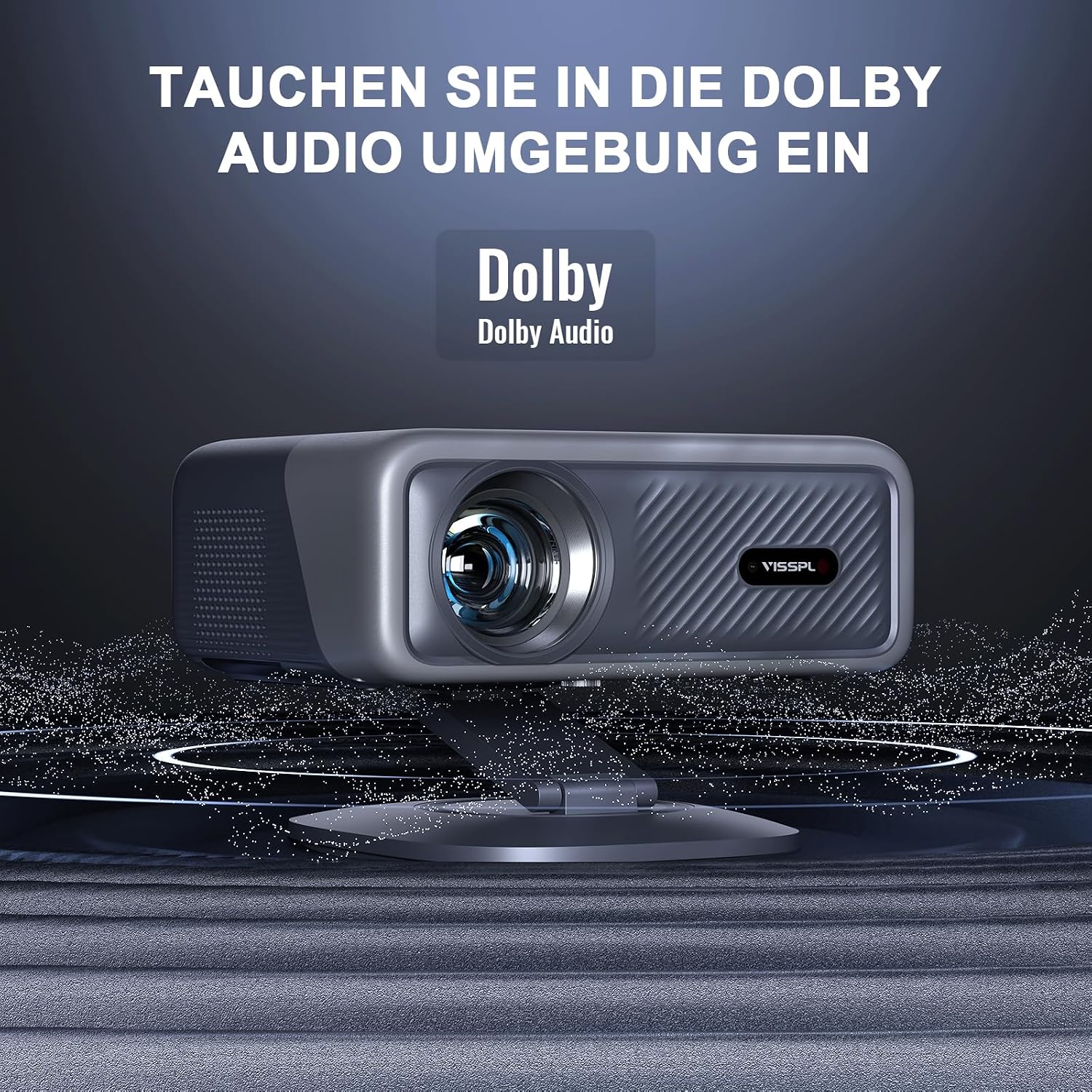 Detalle de Smart Beamer 4K mit Netflix-Fähigkeit und Dolby Audio – VISSSP 4000 ANSI