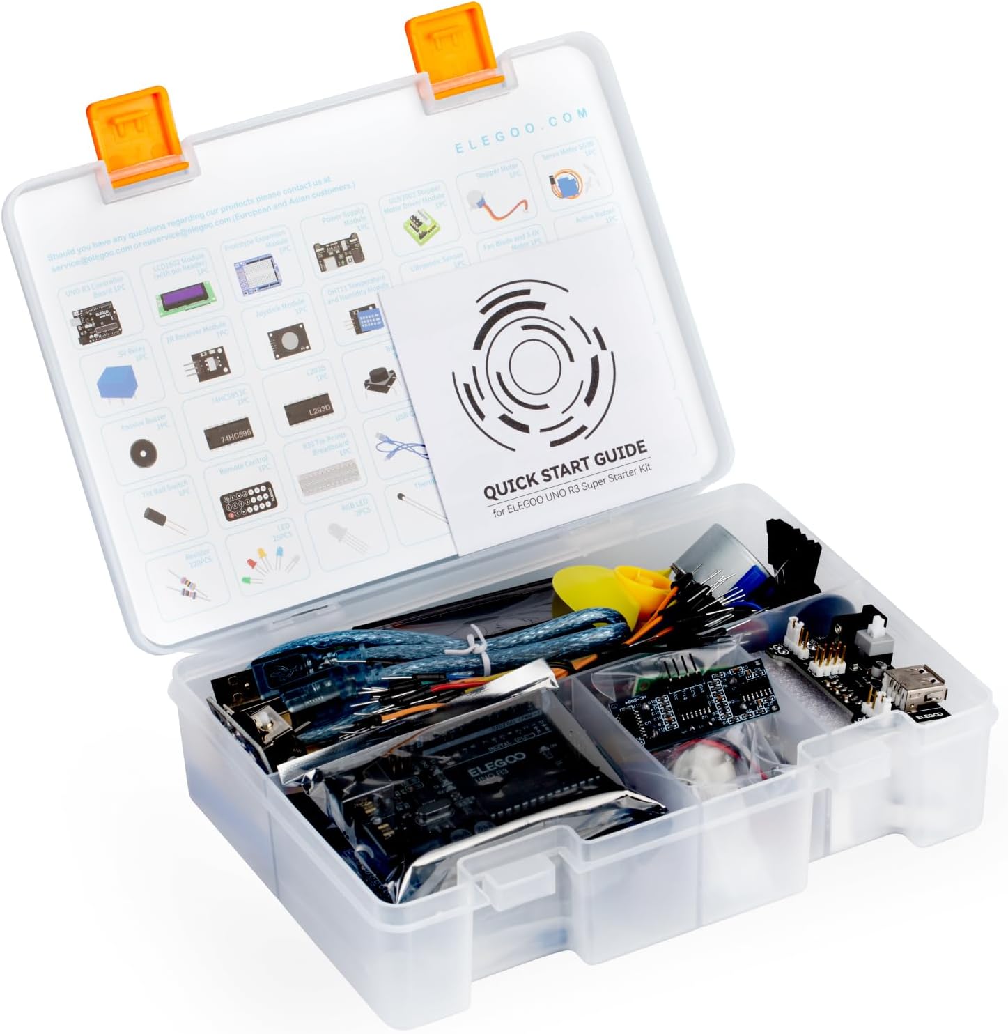 Thumbnail 4 de ELEGOO UNO R3 Project Super Starter Kit (Arduino IDE compatible) for beginners