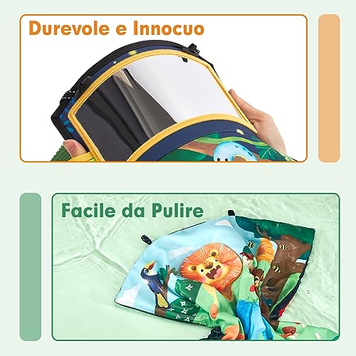 Thumbnail 7 de hahaland Specchio Neonato Giochi Tummy Time Montessori 0-12 Mesi