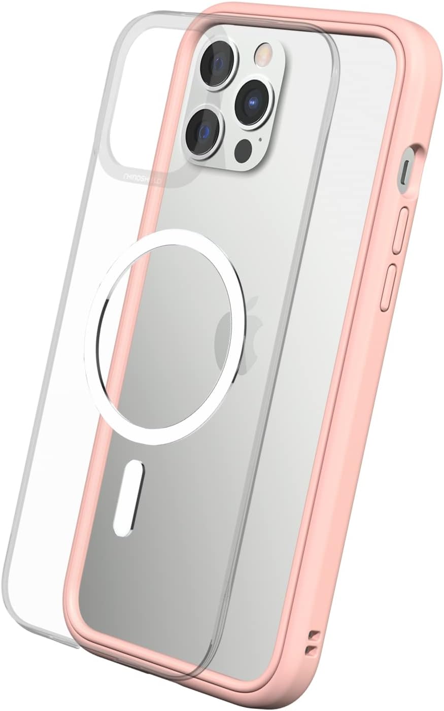 Detalle de RhinoShield Mod NX iPhone 12 Pro Max Rose