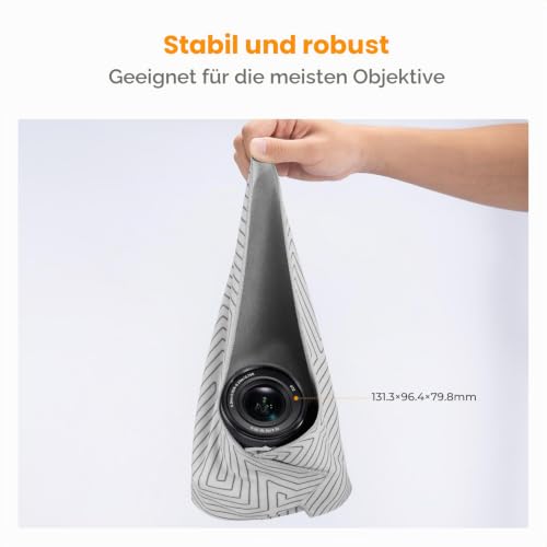 Detalle de K&F CONCEPT Einschlagtuch Kamera – Rundumschutz für DSLR und Zubehör