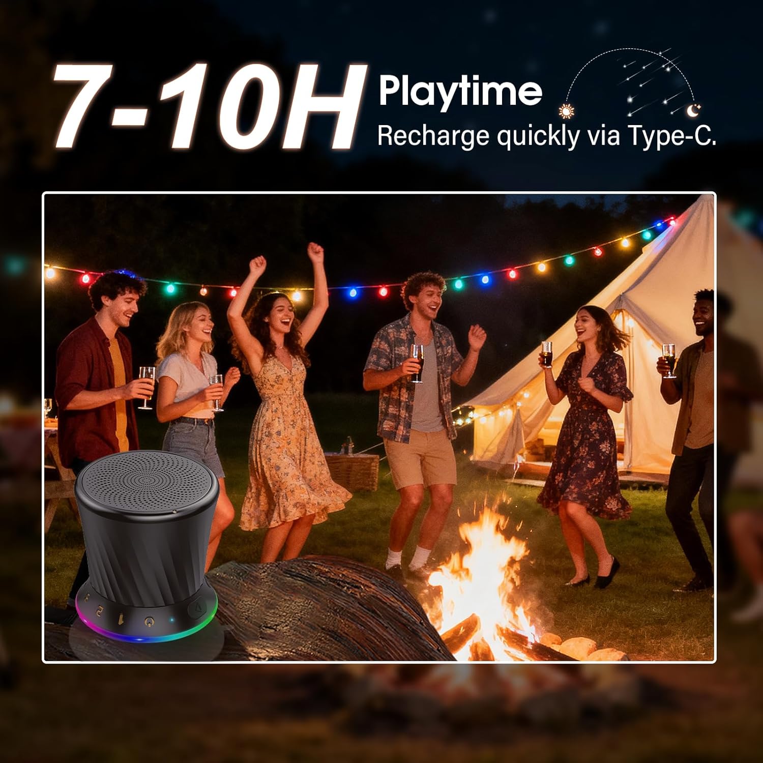 Thumbnail 5 de Bluetooth Shower Speaker 5.3 Portable with Suction Cup