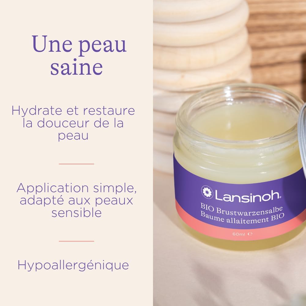 Detalle de Lansinoh Baume allaitement bio, 100% naturel