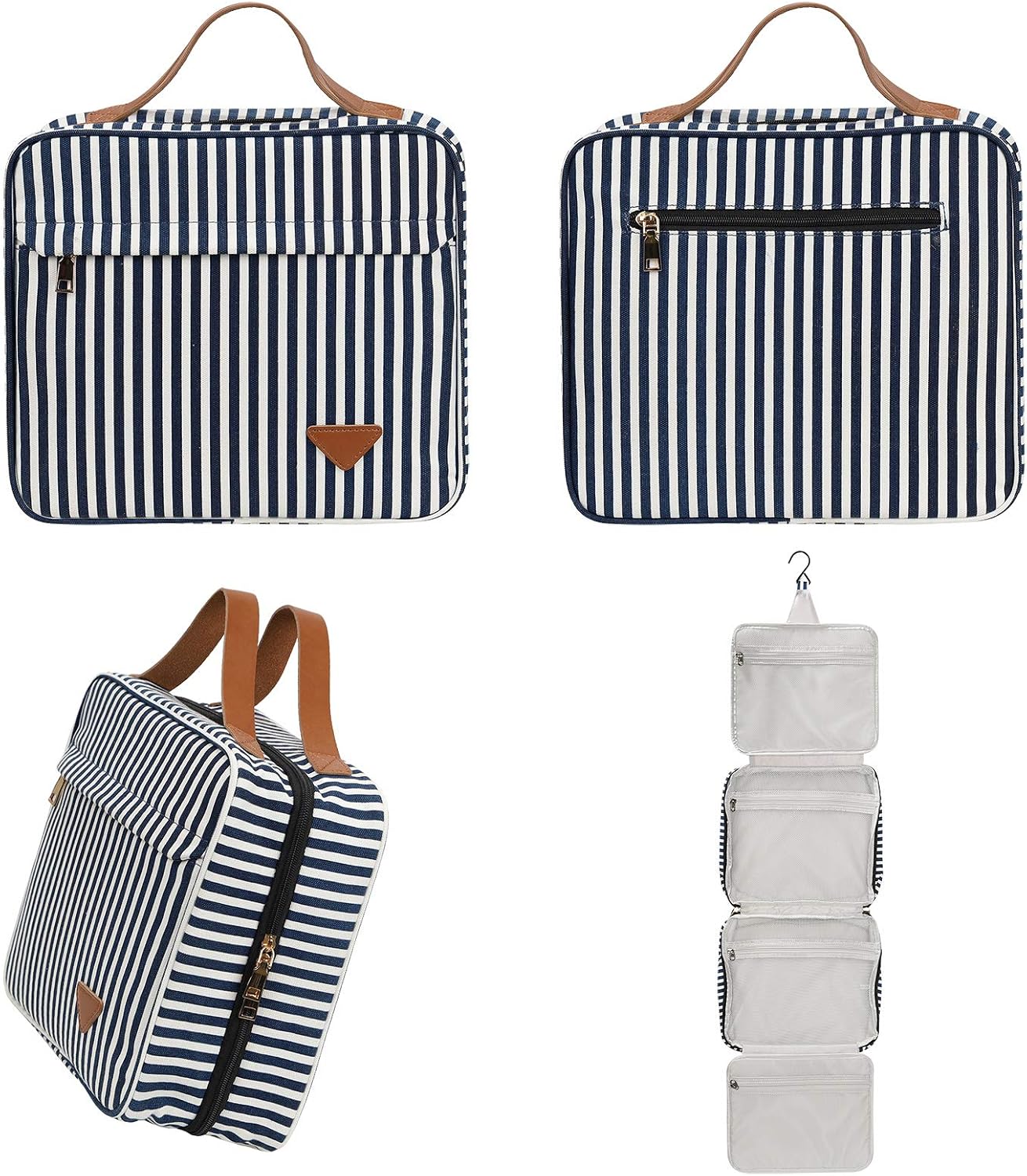 Thumbnail 2 de Wash Bags, Toiletry Bag with Hanging Hook – Large Capacity Travel Cosmetic Case