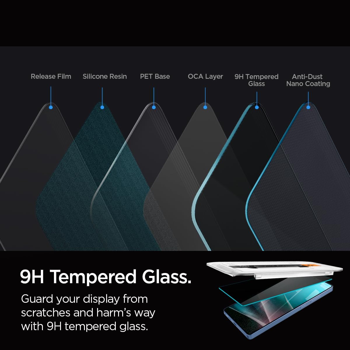 Thumbnail 4 de Spigen Glas.tR EZ Fit Filtro Privacidad para Samsung Galaxy S25 Ultra 🔒