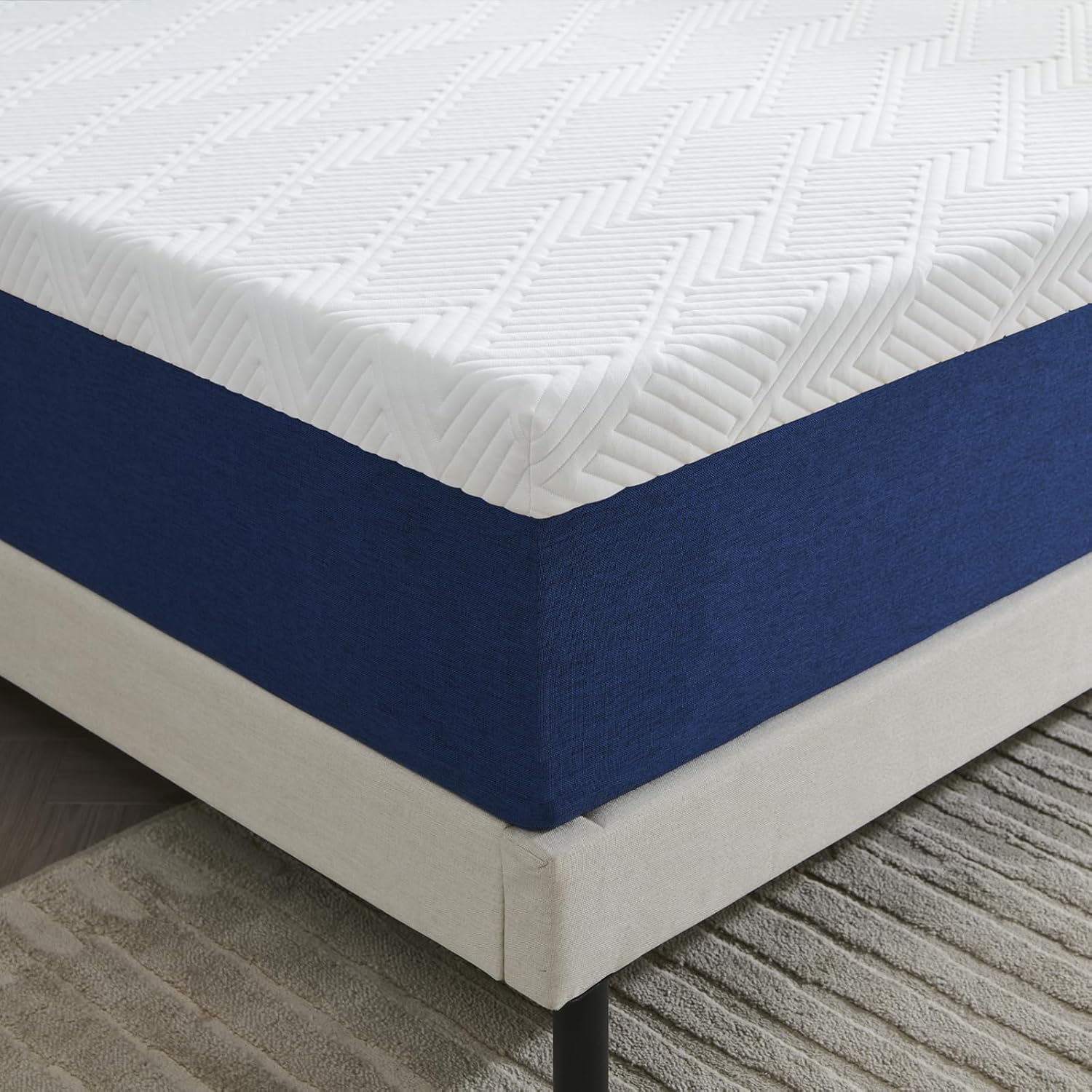 Thumbnail 4 de Yocreat 25CM Double Mattress – Gel Memory Foam with Cooling Cover (135cm x 190cm)