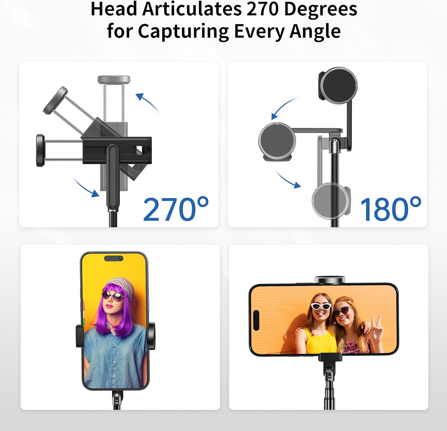 Detalle de ATUMTEK Selfie Stick Tripod 3-in-1 for iPhone/Samsung