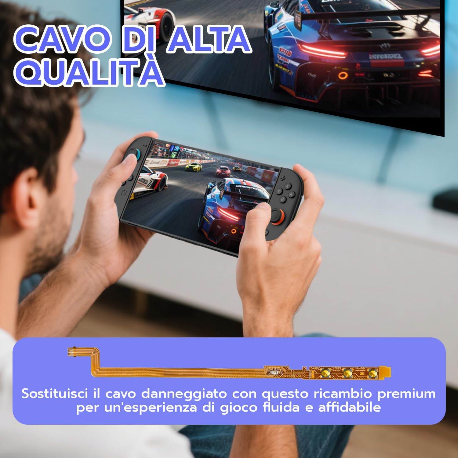 Detalle 1 de Tolesum Cavo flessibile per JoyCon NS2