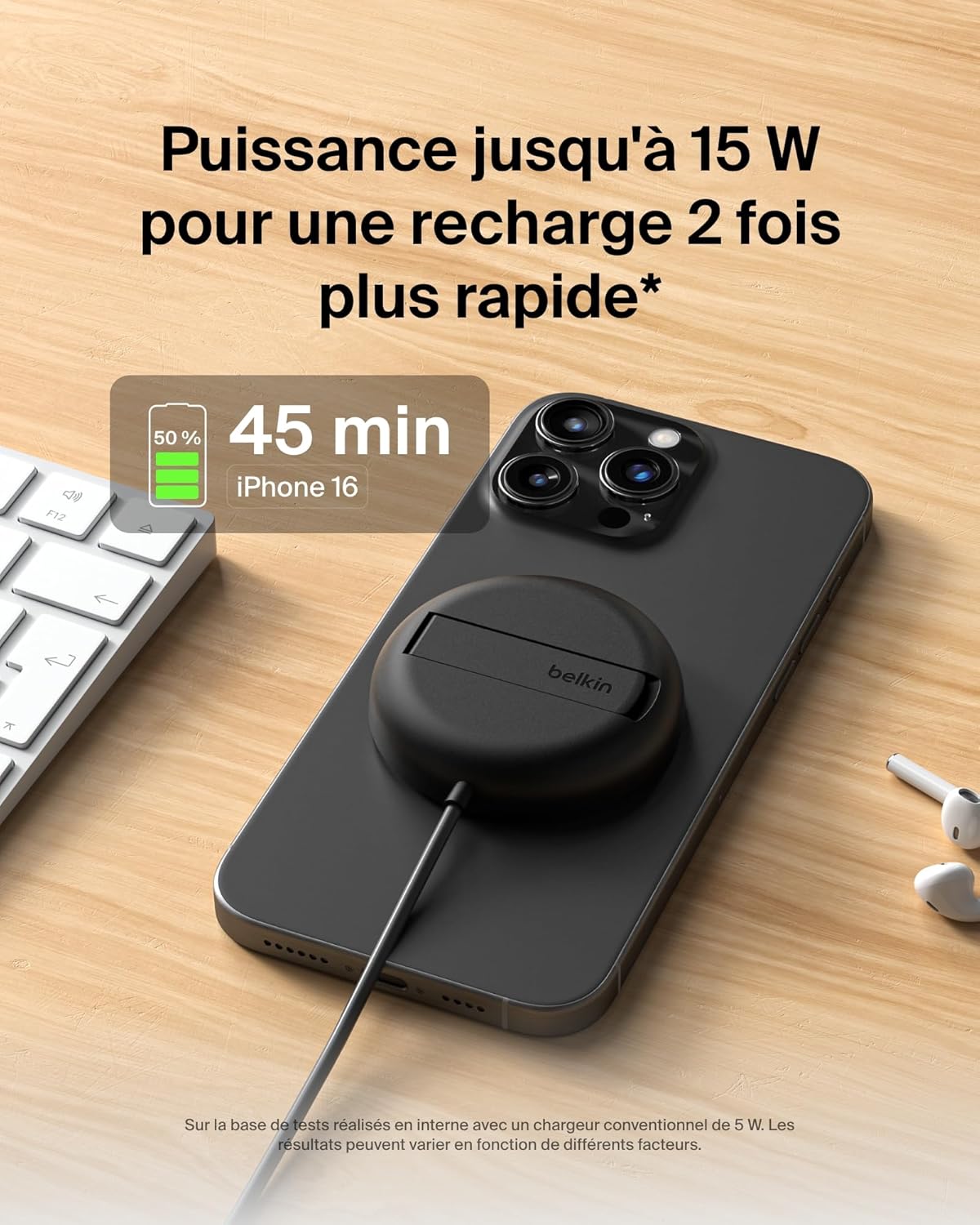 Detalle de Belkin BoostCharge Pro 15W station de charge