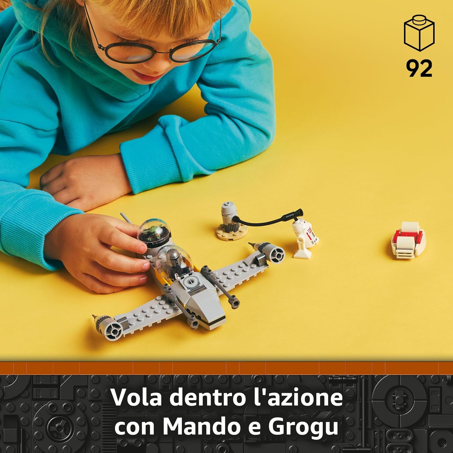 Detalle 2 de LEGO Star Wars 75410 N-1 Starfighter, 4+