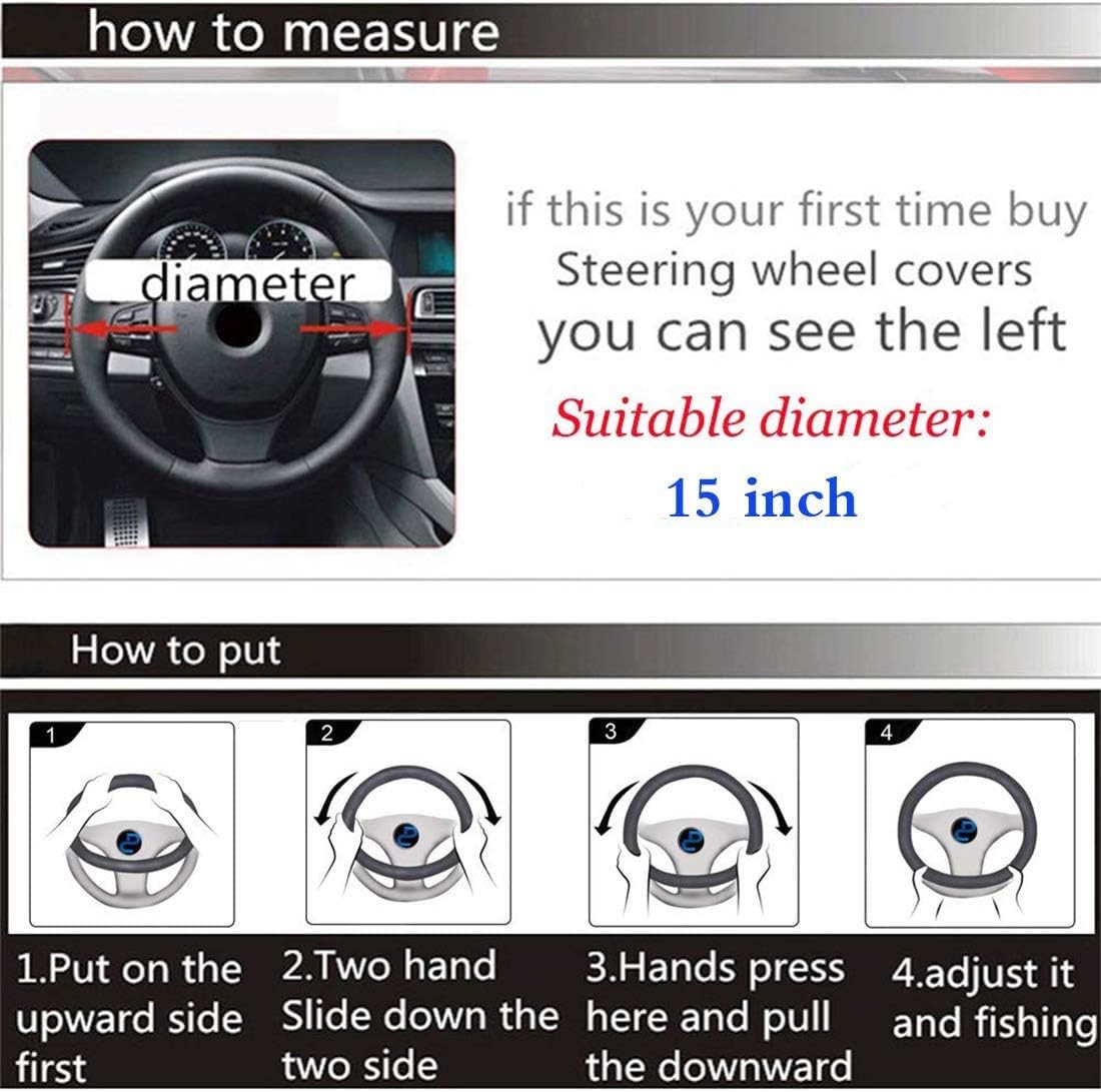 Thumbnail 5 de Cxtiy Steering Wheel Cover 15 inch — pink