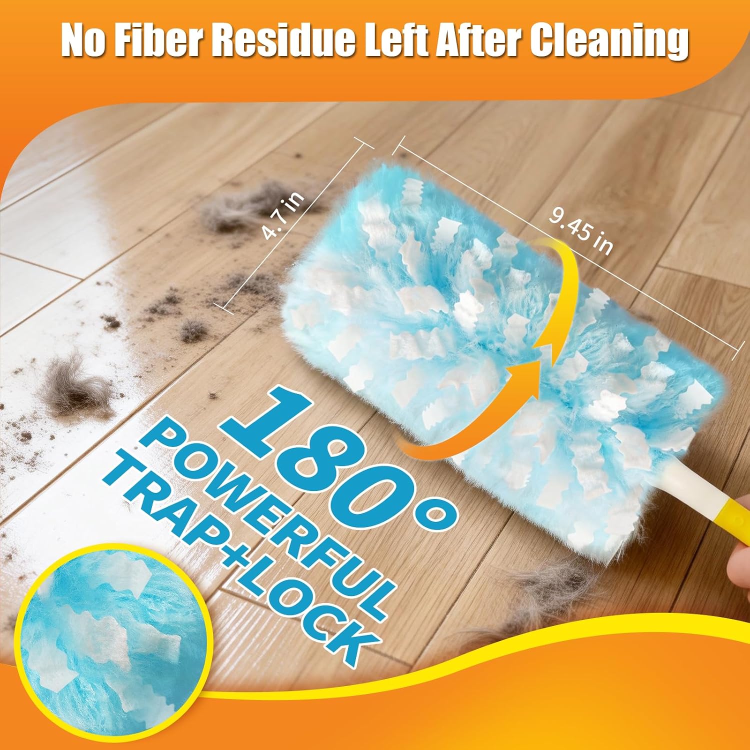 Detalle de Swilsweep 80 Count Duster Refills Compatible with Swiffer Duster (Unscented)
