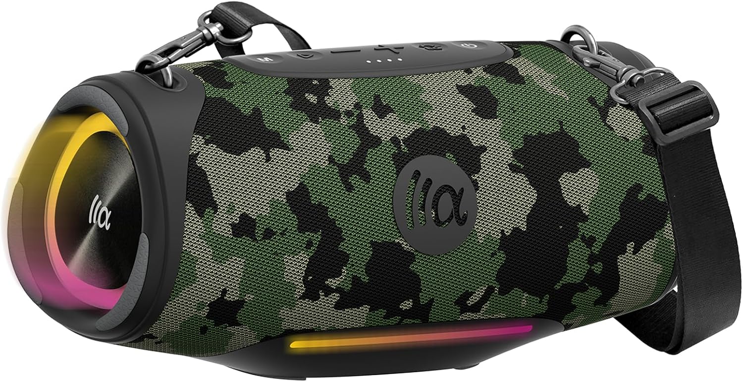 Detalle de TAZATA CAMO-80W RMS Portable Speaker 80W 📢