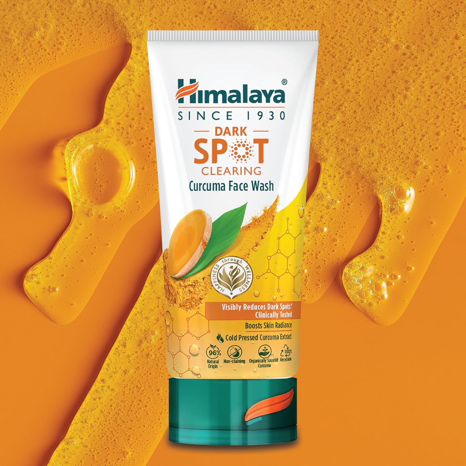 Detalle de Himalaya Lavaggio viso alla curcuma—schiarente e illuminante, 150 ml
