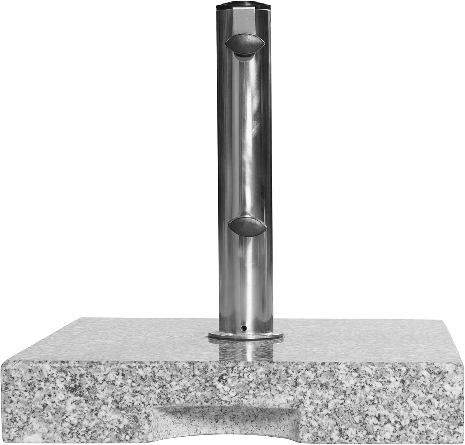 Thumbnail 3 de Doppler Granit Socle 25 kg – Pied de Parasol en Acier Inoxydable, Carré 38x38x7 cm