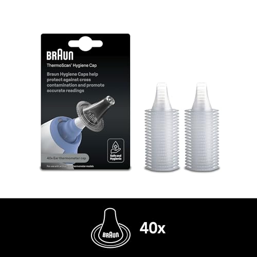 Detalle 2 de Braun ThermoScan Hygiene Caps – 40 pièces, compatibles with ThermoScan LF40