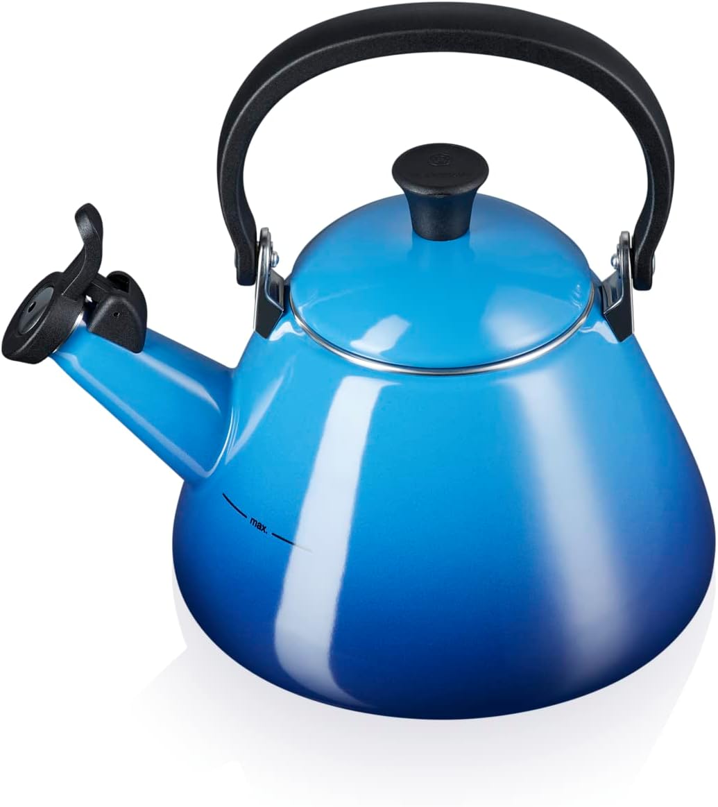 Thumbnail 4 de Le Creuset Kone Stove-Top Kettle with Whistle (1.6 L, Black Onyx)
