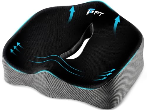 Detalle de POOTACK Cuscino Sedia Ufficio: Comfort memory foam e versatilità per ufficio, auto e casa
