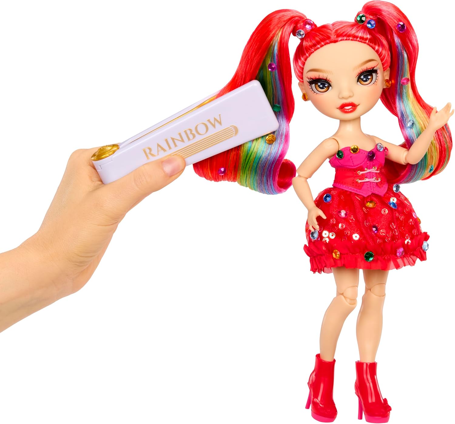 Thumbnail 4 de Rainbow High Vivienne Rouge Puppe 28 cm