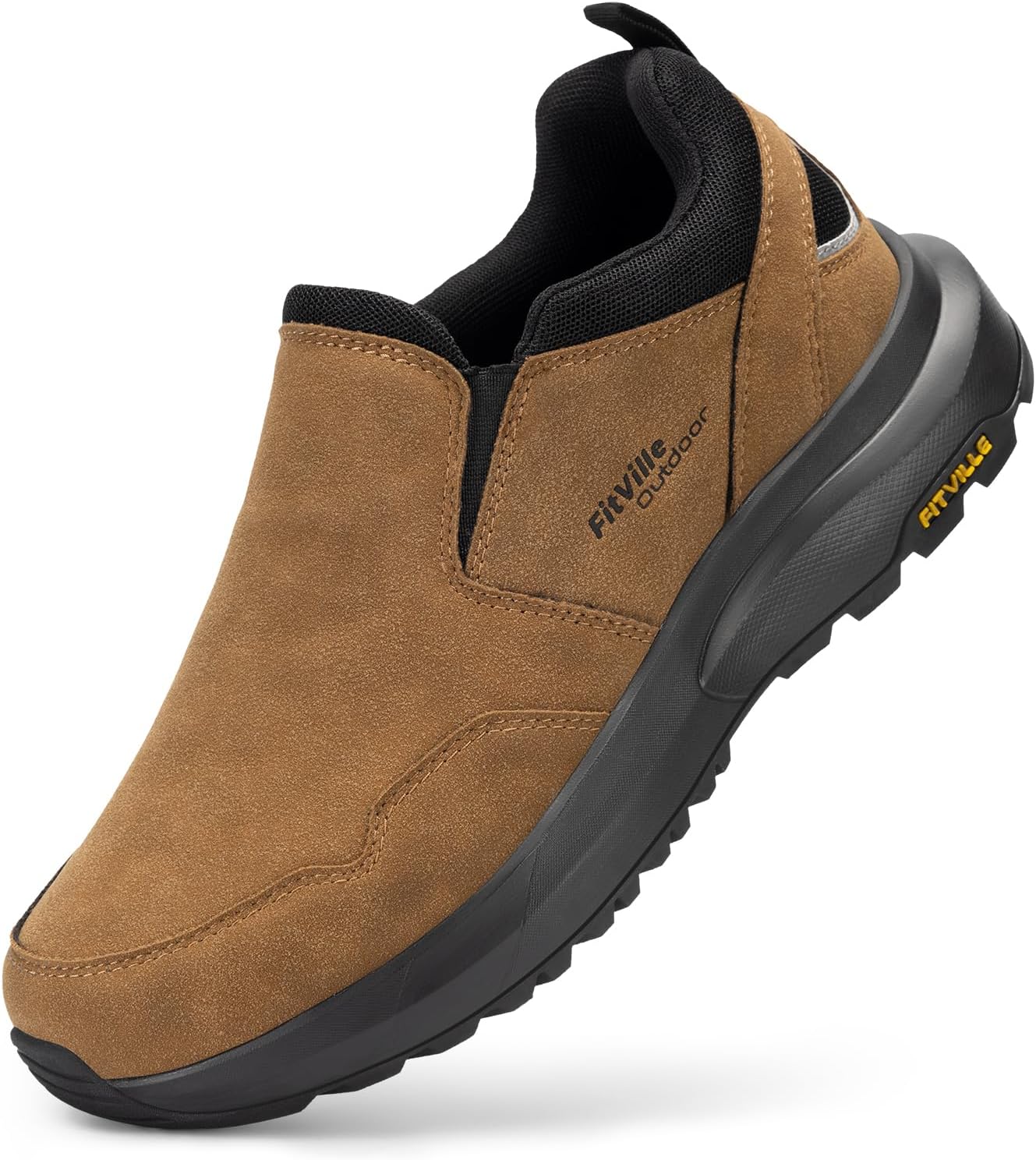 Detalle de FitVille Scarpe Uomo Senza Lacci Pianta Larga